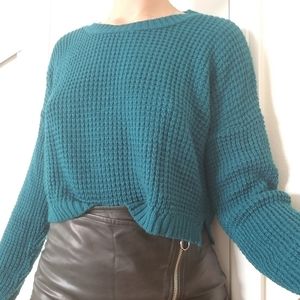 Turquoise Crewneck Sweatet